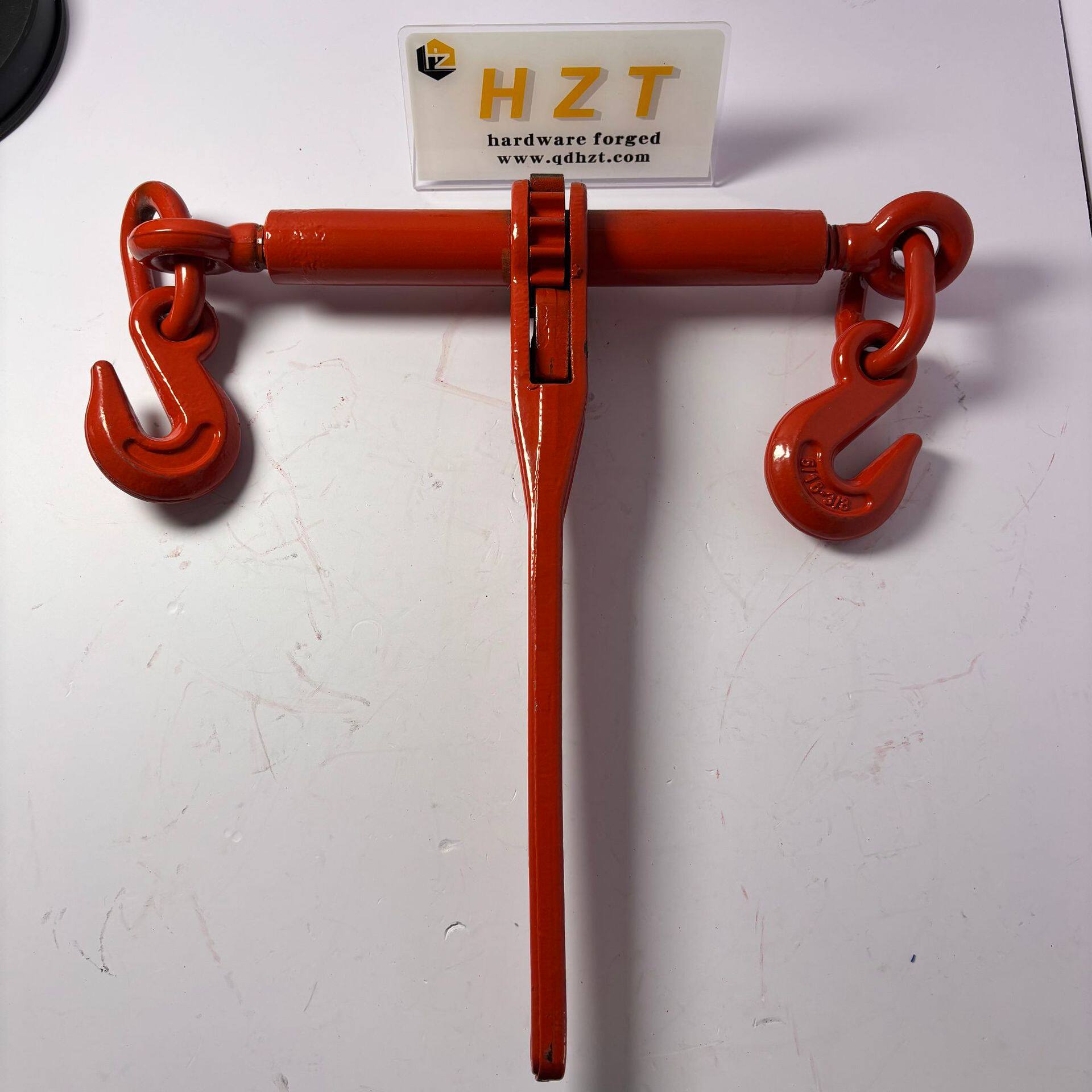锁紧器G80级双钩杠杆式链条收紧器索具捆绑器拉紧器棘轮锁紧器