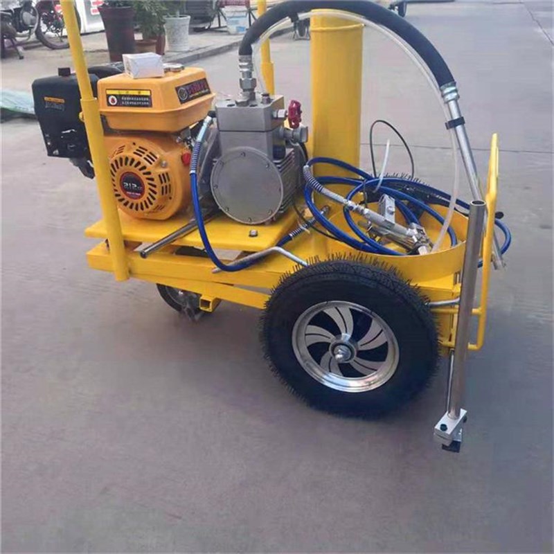 手推路面冷喷划线机手推冷喷G式公路画线车冷喷划线机