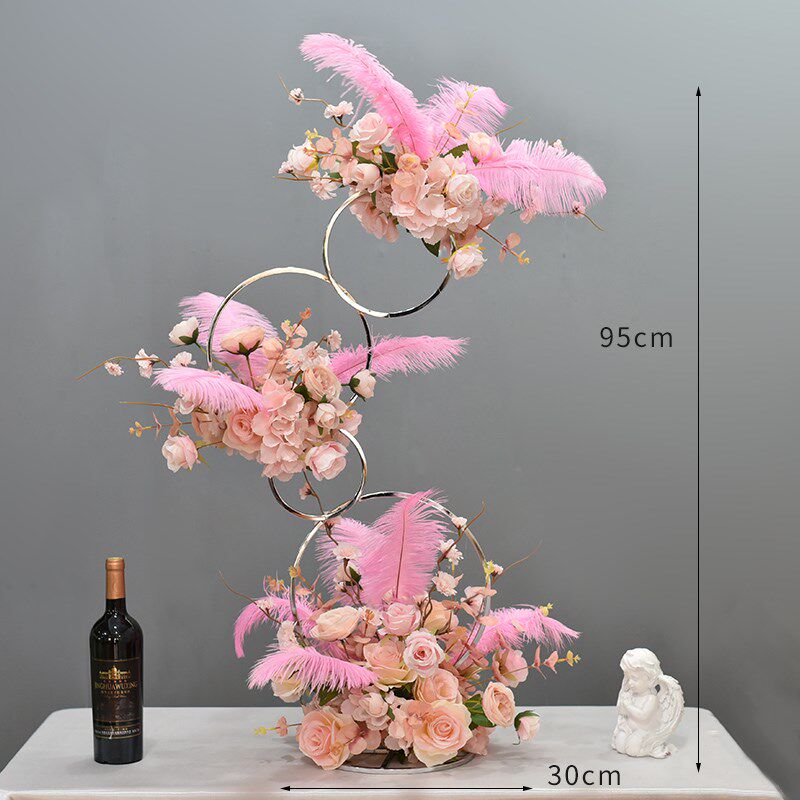 高档婚庆桌花仿真花摆件酒t店酒吧ktv包厢摆台花桌面装饰花艺摆设