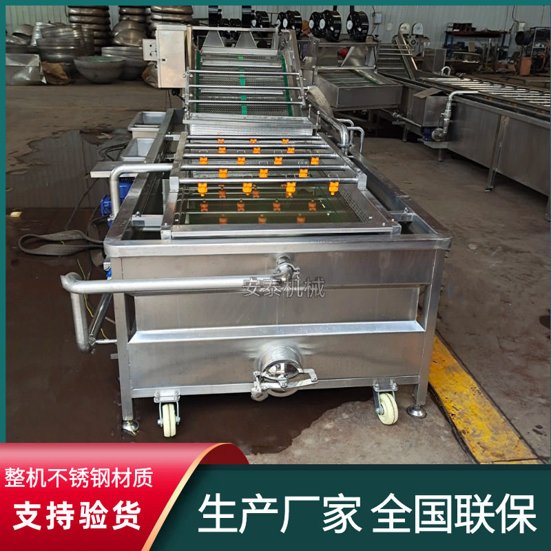 果蔬连续式气泡清洗机