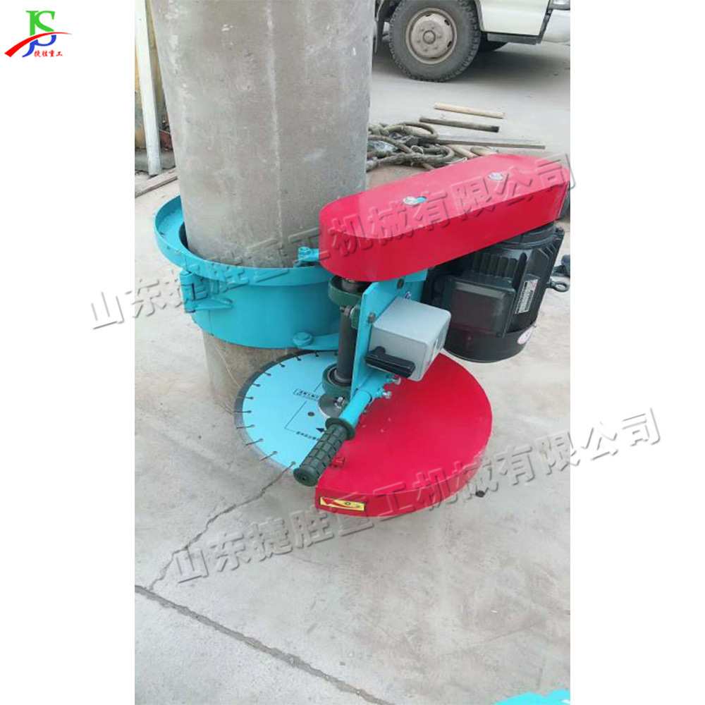 建筑桩基础工程管桩截断机 小型卡箍式切桩机 滑轮式桩头切割机