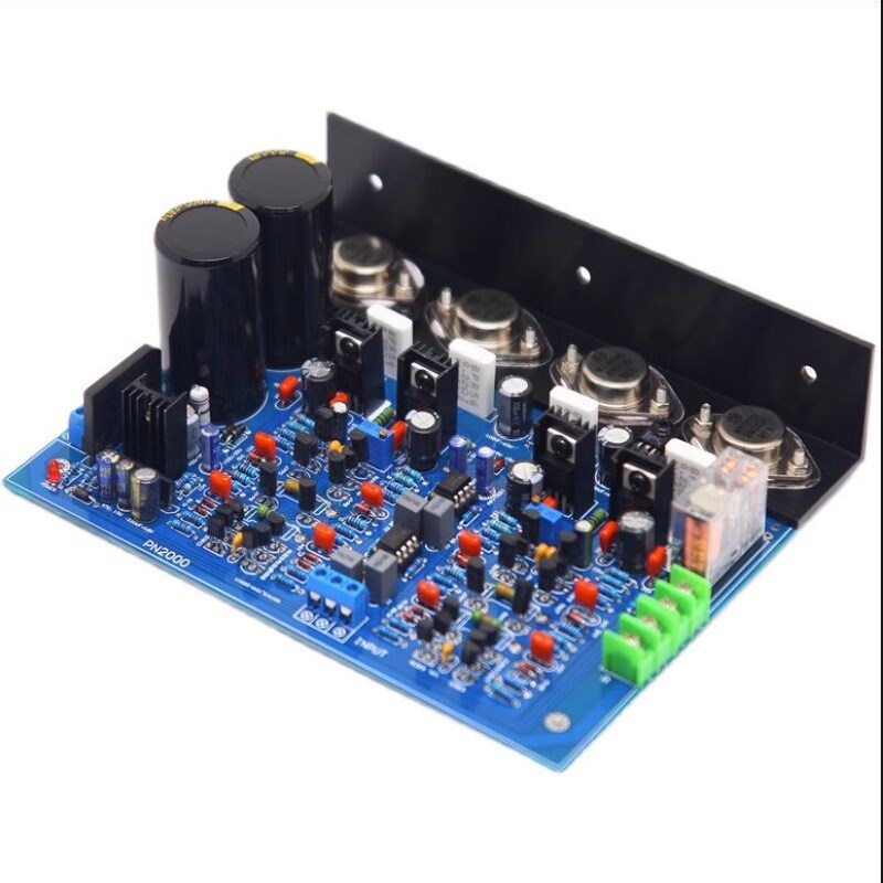 PN2000发烧级HiFi功放板 金封管 可调纯O甲类A类大功率家用成品