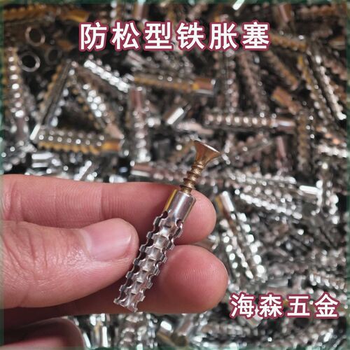 铁胀塞膨胀管加长壁虎水钻水泥墙轻质砖空心砖金属膨胀螺丝6M8M