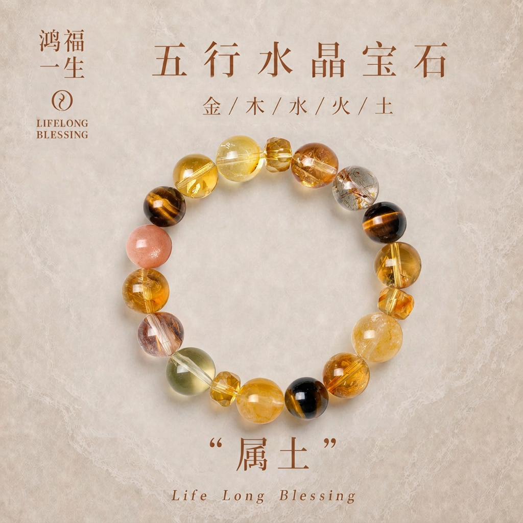 【官方甄选】【五行天然水晶】