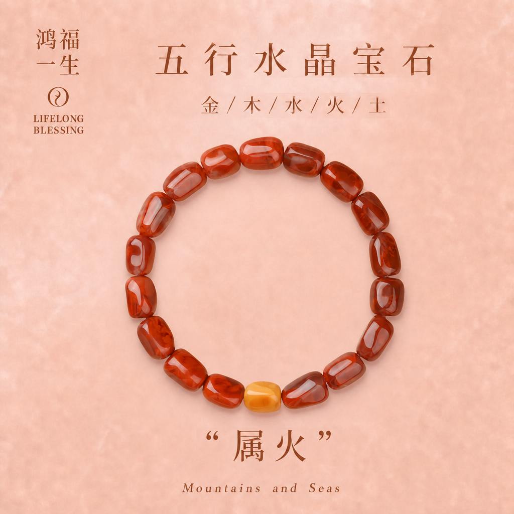 【官方甄选】【五行天然南红】