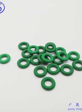 氟胶O型圈绿色耐高温18/19/20/21/22/23/24/5/26/27/28/29/30*2mm