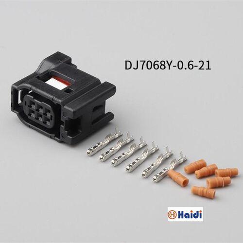 6188-0706 6孔倒车雷达探头汽车防水接插件含端子 DJ7068Y-0.6-21