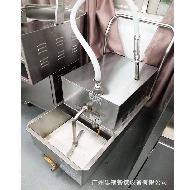 商用40L自动滤油车汉堡店起酥油炸炉滤油机加厚不锈钢油渣过滤机
