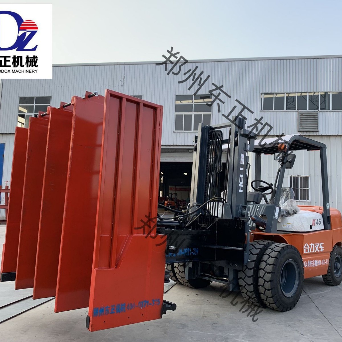 红砖厂隧道窑专用抱砖夹砖叉车