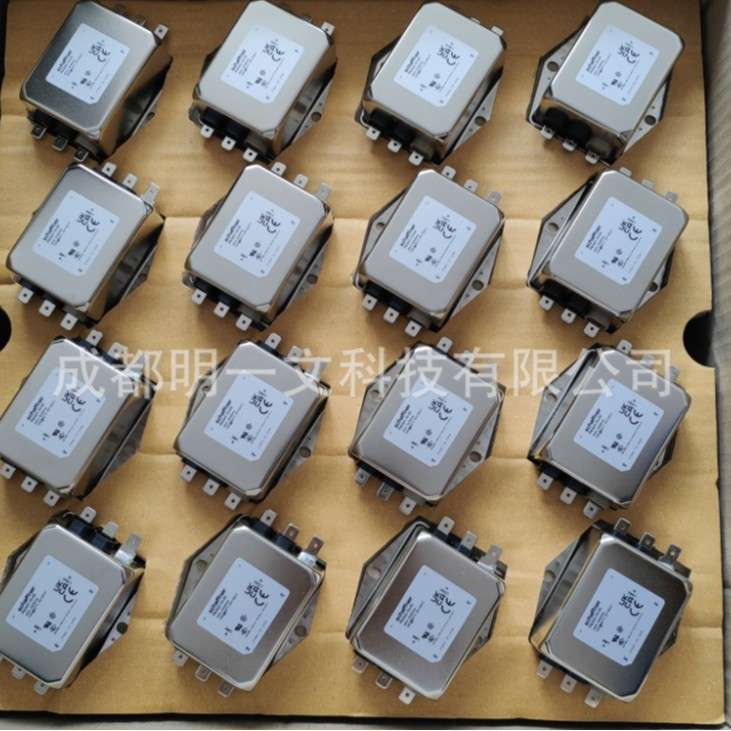 FN343-10-05电源线滤波器SCHAFFNER 250VAC,10A, 单相2阶底板安装