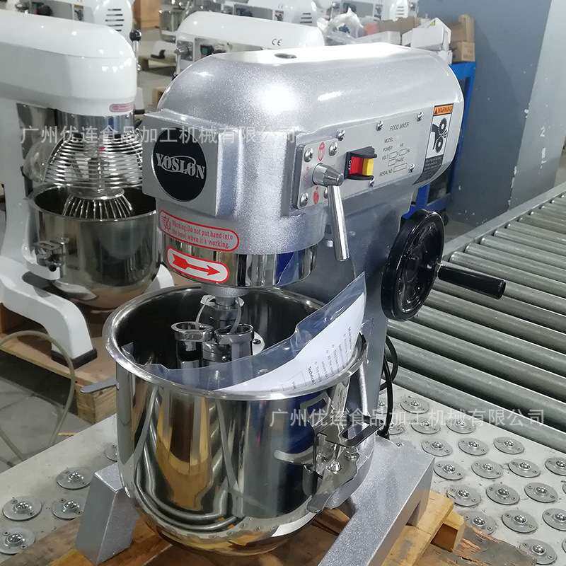 优连小型鲜奶打蛋机 10升多规格搅拌机 商用厨房食品肉馅搅拌器