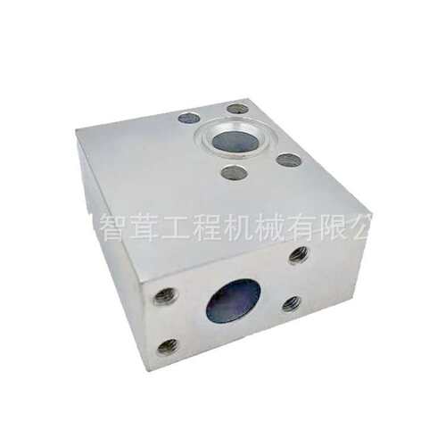 徐工LW500K/KL  ZL50G装载机转向泵出油块 铜管接头块  配件