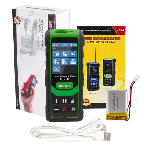 NF-274 High Accuracy Laser Distance Meter Mini Range Finder
