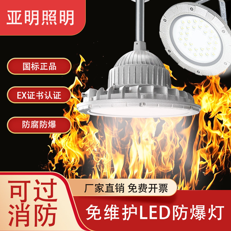 亚明LED防爆灯户外加油站仓库车间化工厂防腐防爆吊杆投光灯射灯