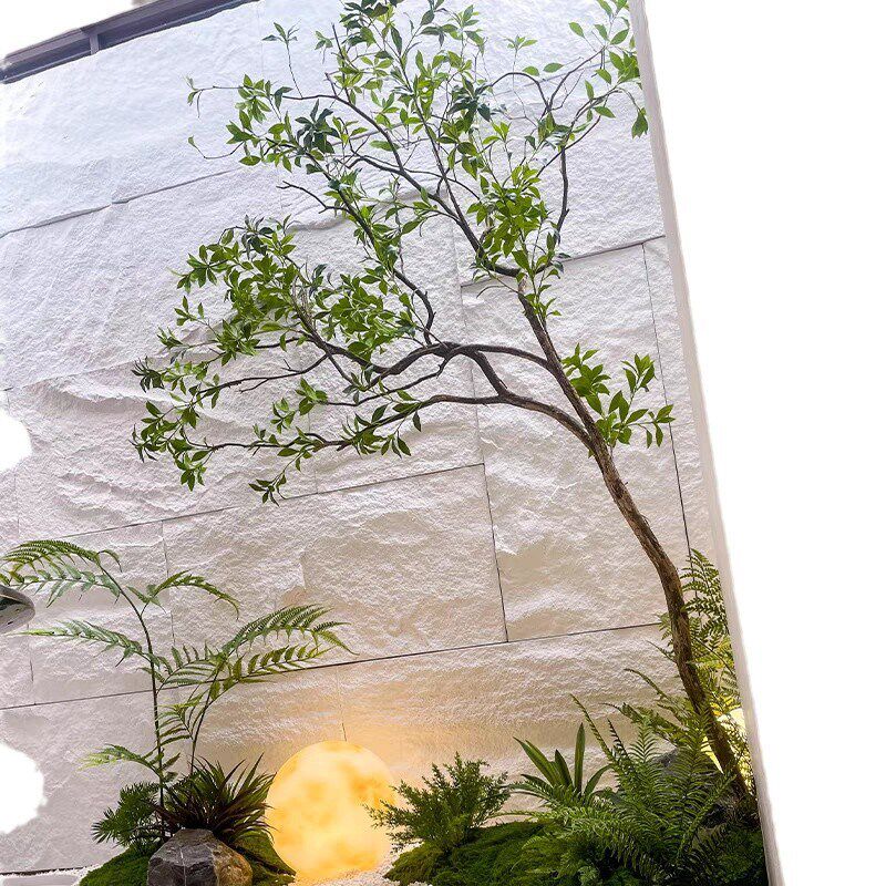 精品马醉木造景绿l植橱窗室内植物仿真假树装饰树大型榕树简约景