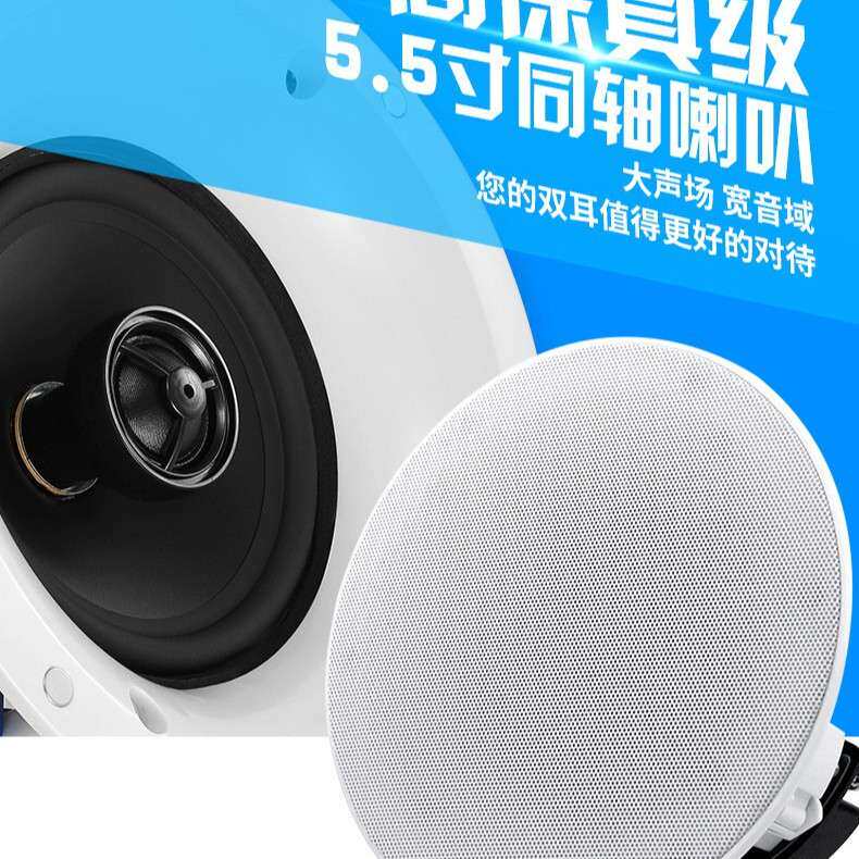 518定阻喇叭天花吸顶音响 公共广播音箱 背景音乐系统专用喇叭厂