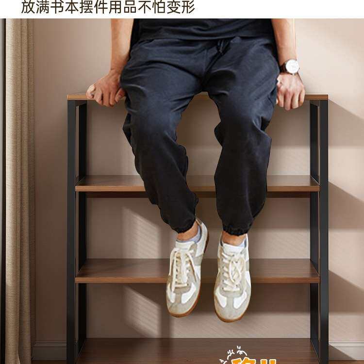 架子置物架落地一体靠墙多层收纳架书架办公室置物架储物架柜子