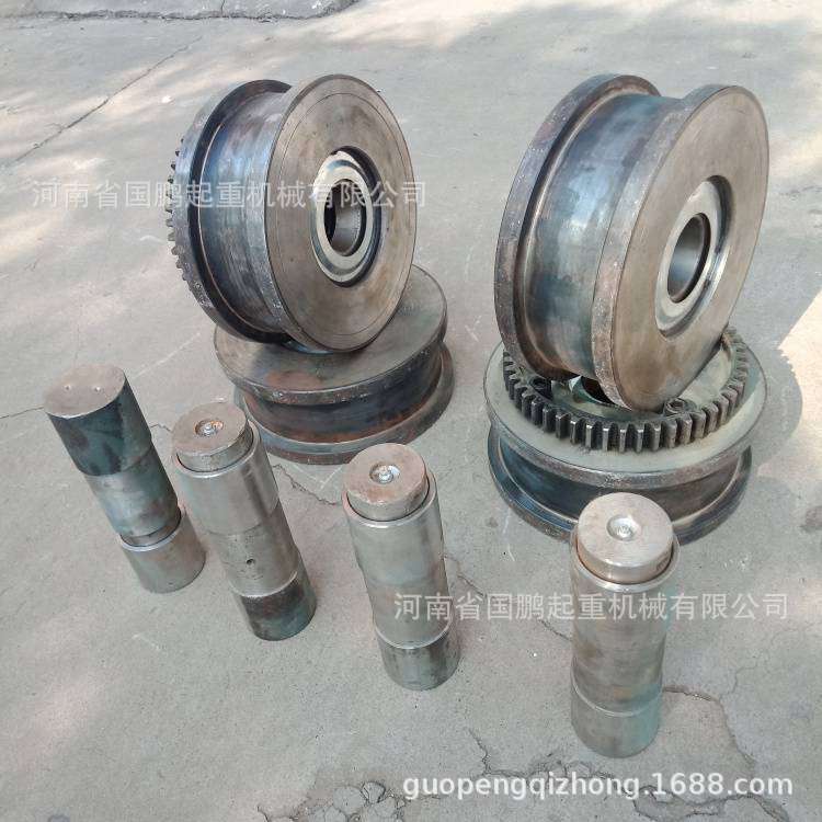 主动被动400LD轮起重机端梁驱动轮龙门吊电动单梁行车行走轮