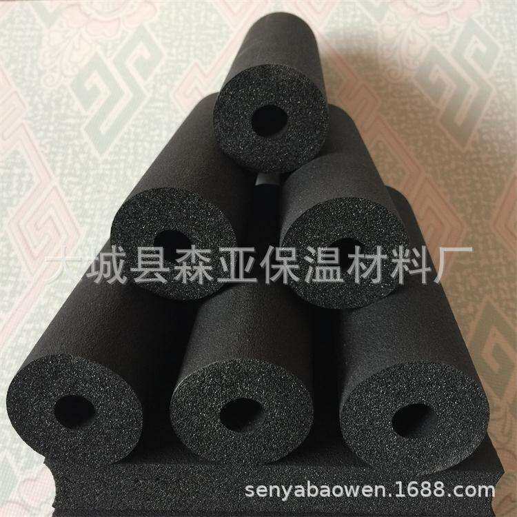 大量 神州橡塑保温管壳 保温隔热橡塑管壳 铝箔橡塑海绵管