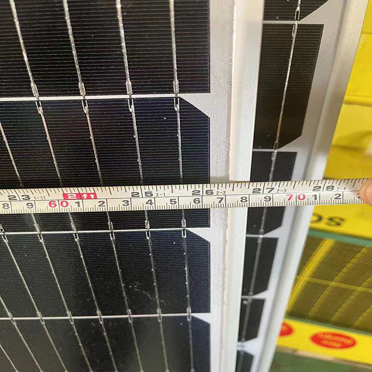 出口单晶200w光伏电池板太阳能组件家用12v电瓶充电板户外发电板