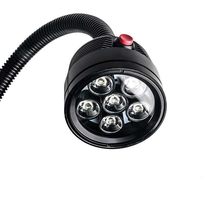 九家 数控机床工作灯 led车床精雕机专用照明灯6w220v开关软管灯