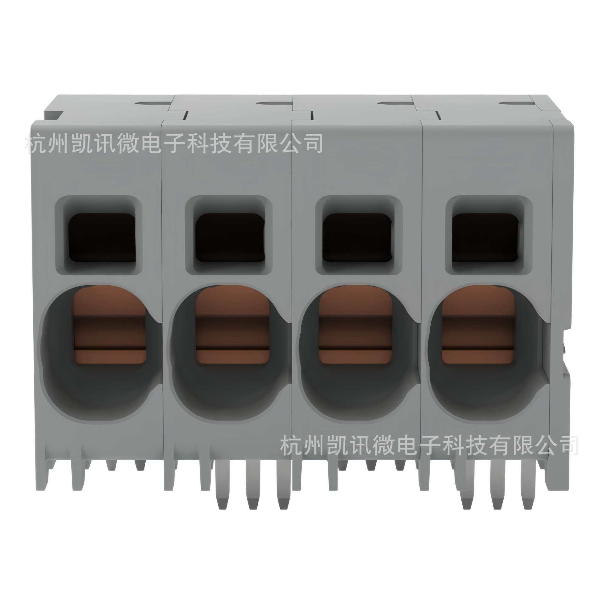 德国WAGO万可PCB接线端子2636-1104/020-000焊针间距 10mm 4极