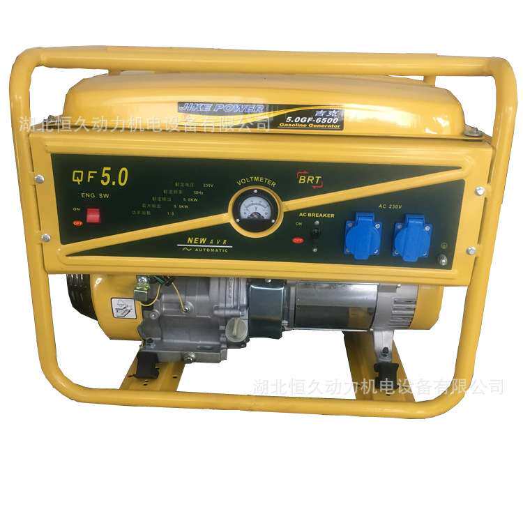 黄冈蕲春浠水 小型3千瓦5kw6.5kw8千瓦汽油发电机组