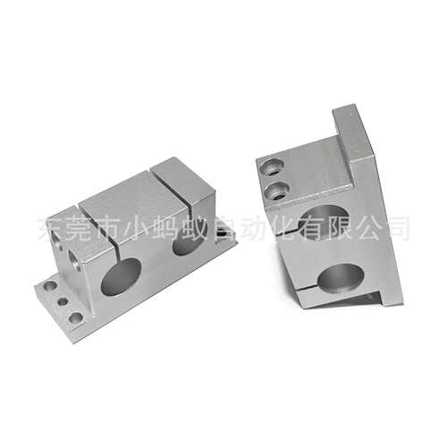 ZCD19双孔锁块机构安装组件轴支座调整平台铝支架 ZCD18双孔底座