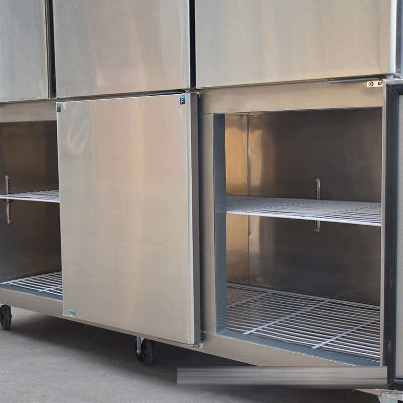 四门冰箱商用大容量冷冻双温立式四开门冰柜厨房保鲜柜冷藏工作台