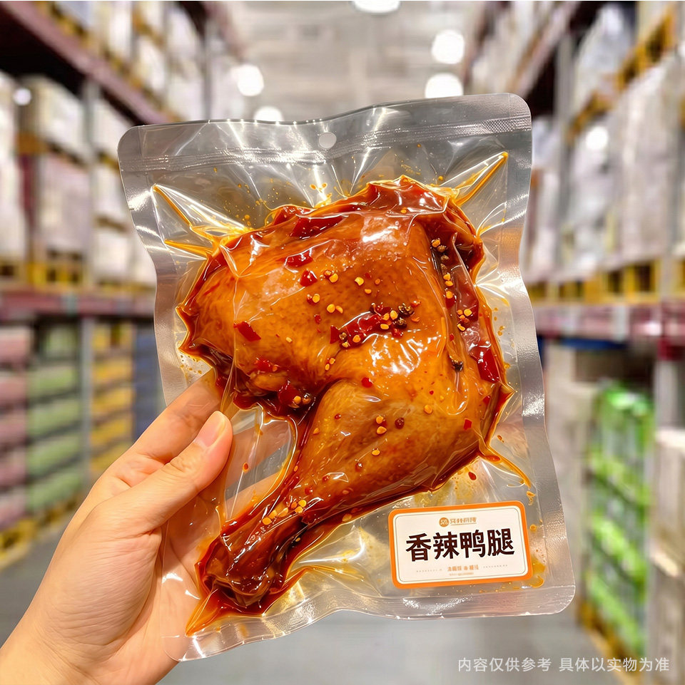 6 只麻辣大鸭腿】正宗川味麻辣鸭腿新鲜真空包装即食解馋美味鸭腿