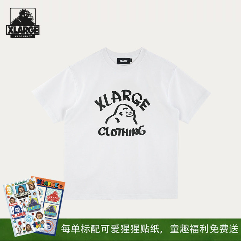 XLARGE儿童纯棉T恤夏季印花短袖图片