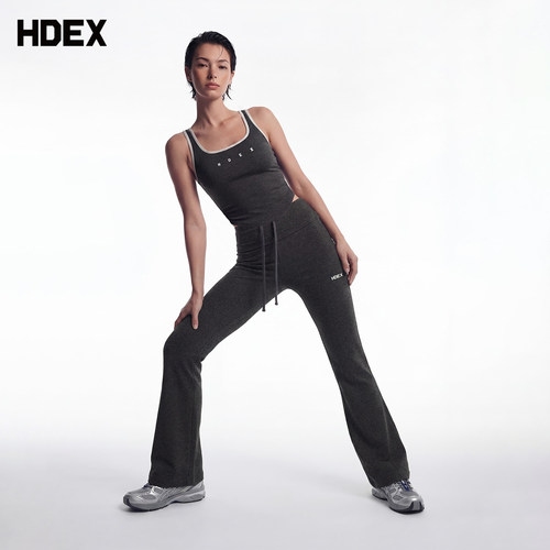 HDEX高弹微喇健身普拉提瑜伽裤新款女士亲肤透气柔软舒适长裤