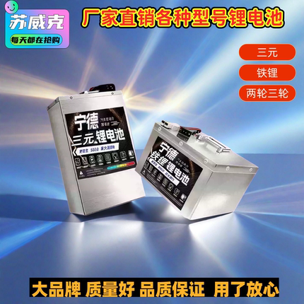 苏威克锂电池各种车型48V60V72超长续航电动车电瓶三元铁锂厂直销