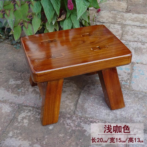 木质可爱垫脚椅北欧实木30cm矮凳子小登子椅原木墩子茶几现代懒人