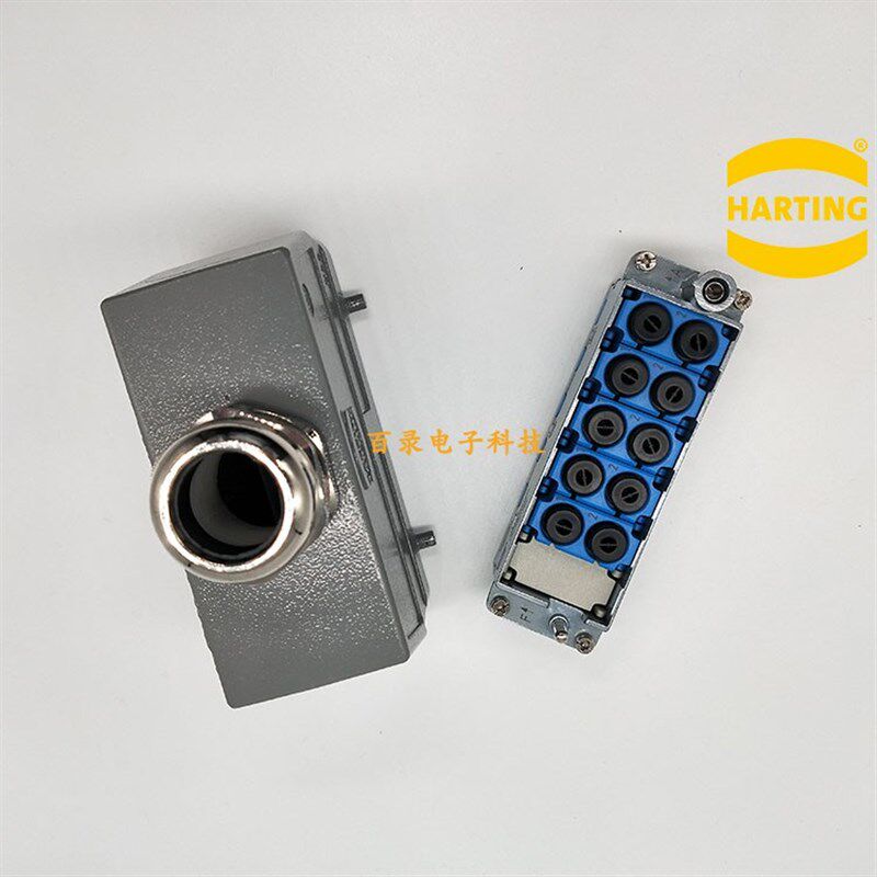 HARTING连接器6位框架6mm10针气动模块气针WAIN插座哈丁航空插头
