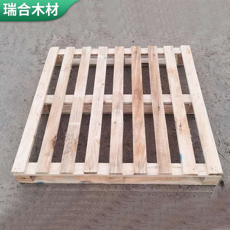 加工四面进叉普通木托盘木栈板实木卡板仓库物流周转木质地台板