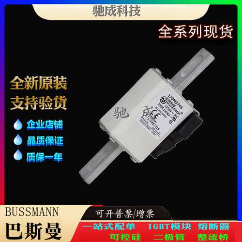 巴斯曼170M3531 170M3532 170M3533 现货直销销售价优 原装熔断器