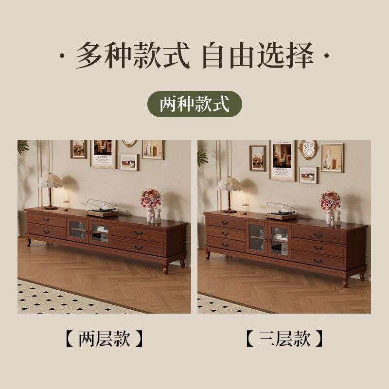 新中式收纳储物复古简易电视柜长条柜客厅简约现代地柜储物柜高柜