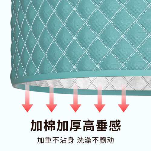 加厚加棉浴罩洗澡神器浴帐冬天家用防水浴帘隔热保暖圆形宝宝大人