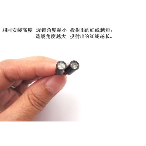 6*11.2mm635/650nm5mw红光一字十字定位灯划线仪固定聚焦镭射模组