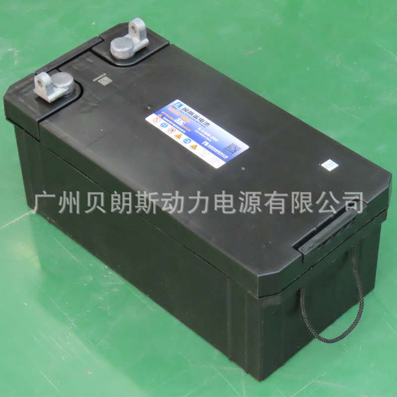 6-CQW-210船用免维护电瓶12V210Ah 船舶发电机用铅酸蓄电池