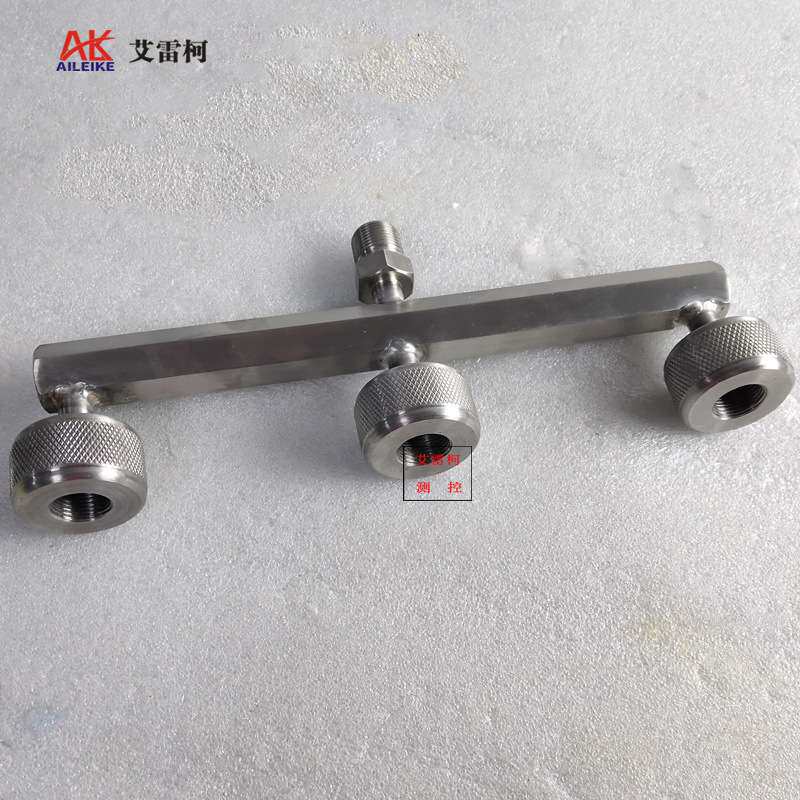 一转三快拧接头多接口活动快速三通螺纹转压力表校验台