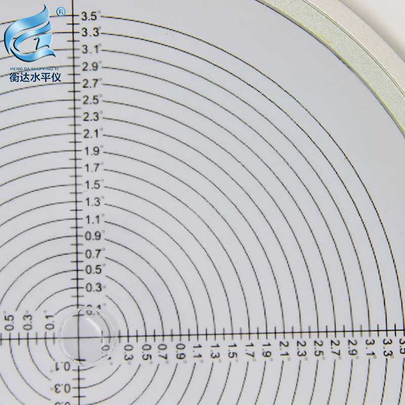 万向水平仪带强磁水平气泡便携式水平泡全金属水准仪圆形水准泡