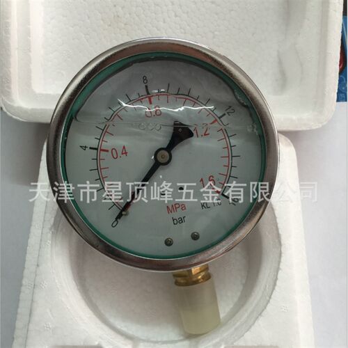 厂家直销 YTN-100耐震压力表 YN-100 0-1.60.62560100MPA