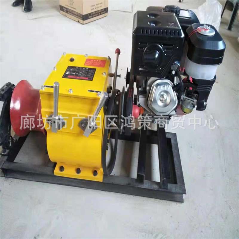 便携式绞磨机小型牵引重物收线机轻便型卷扬机绞磨机便携式绞磨机