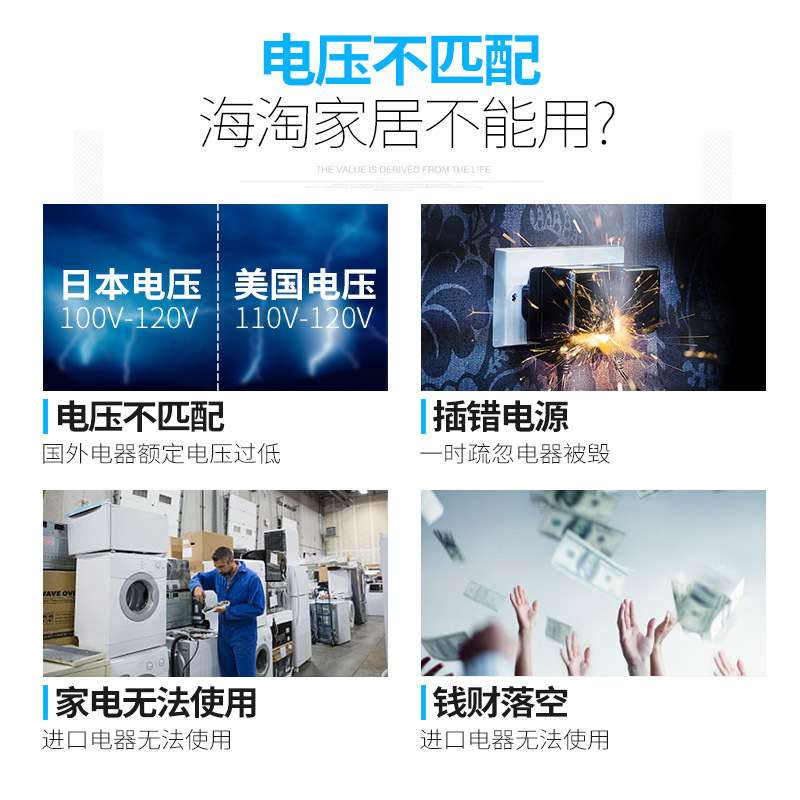 220V转变110V100V120伏足功率电压转换器3000W单相电源变压器3KW
