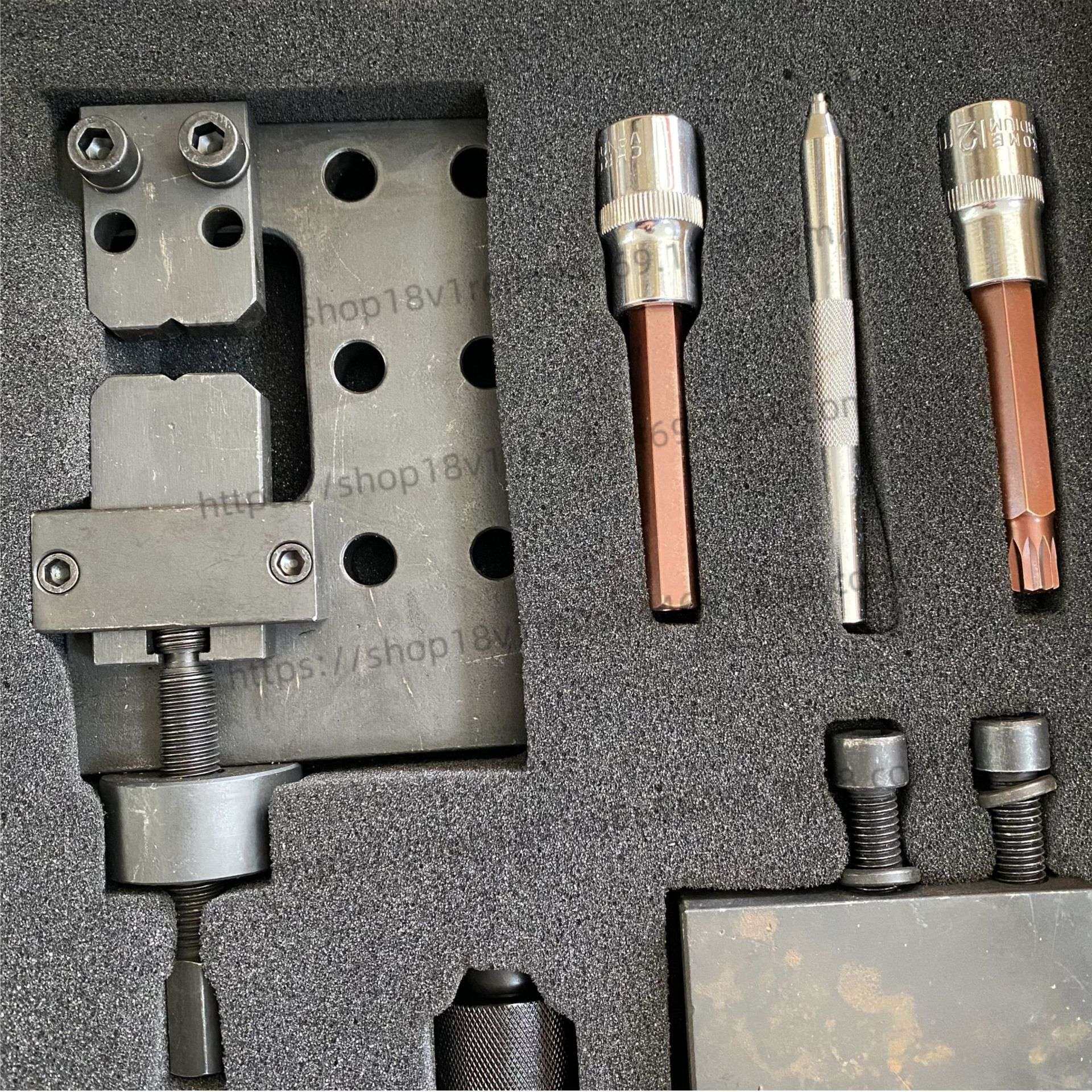 耐驰分解工具20件套 工具箱组合汽车喷油器油嘴拆装工具