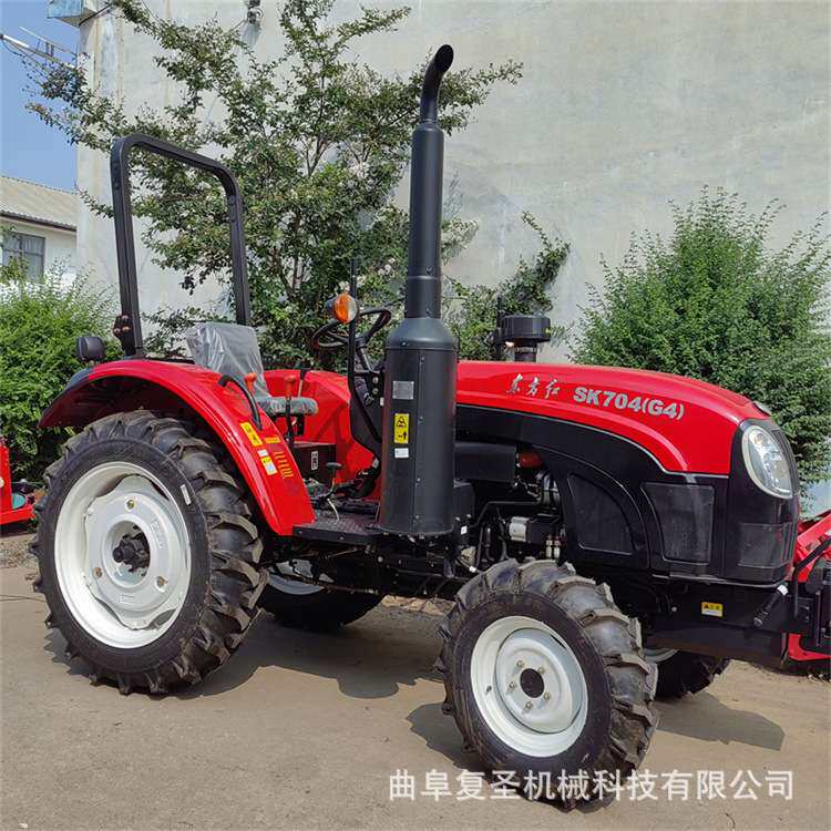 东方红农用四轮拖拉机SK704小型山地丘陵开沟翻土播种柴油机