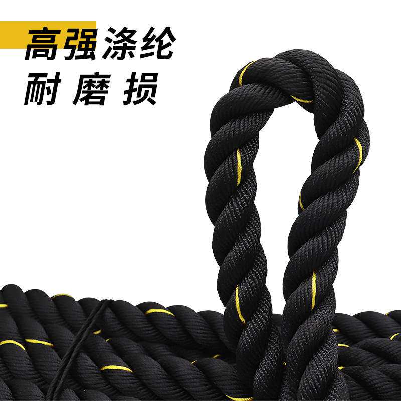 UFC体能训练战绳健身绳MMA格斗甩绳战绳甩绳核心力量训练绳子