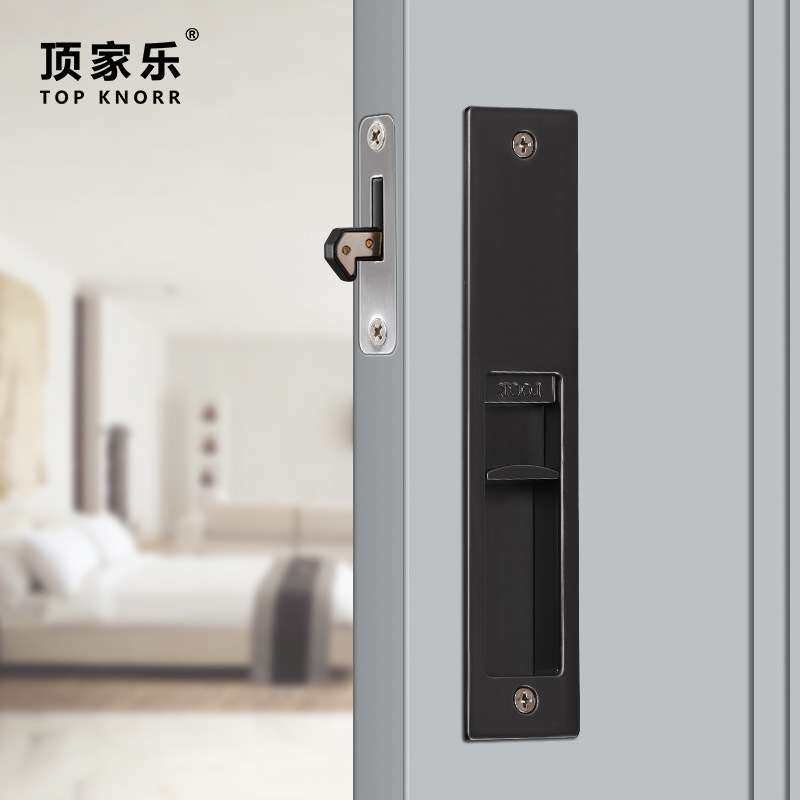 日式移门锁推拉门钩锁木移门钩锁平移门锁卫生间指示移门锁趟门锁
